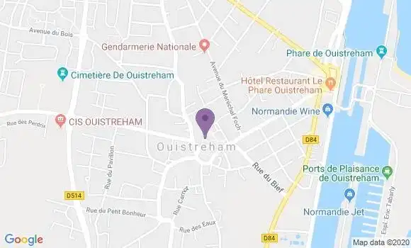 Localisation Ouistreham Bourg Bp - 14150