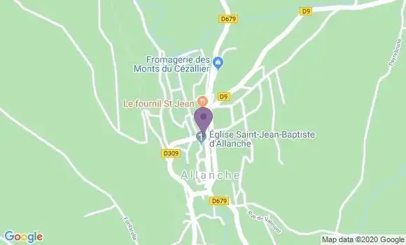 Localisation Allanche Bp - 15160
