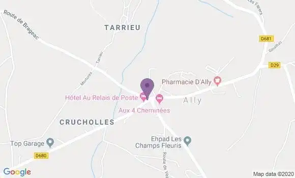 Localisation Ally Bp - 15700