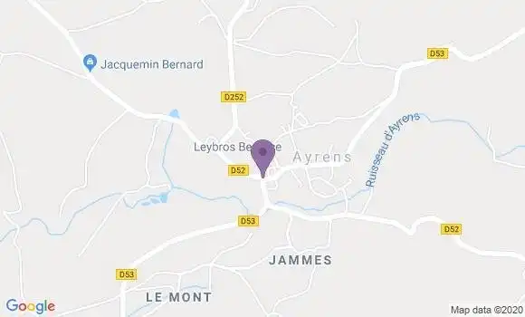 Localisation Ayrens Ap - 15250