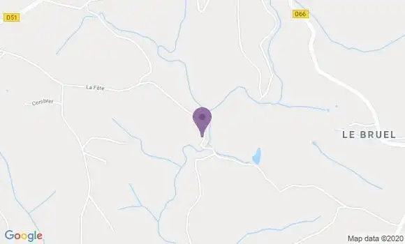 Localisation Calvinet - 15340