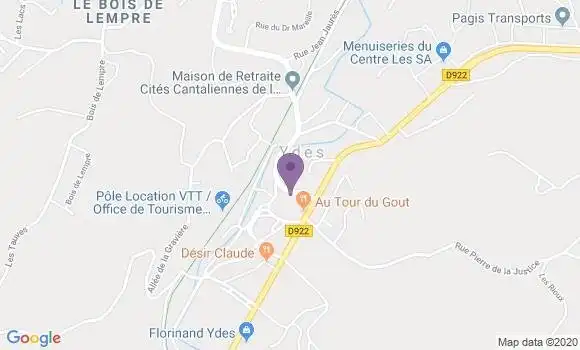 Localisation Chalvignac Ap - 15200