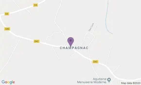 Localisation Champagnac Bp - 15350