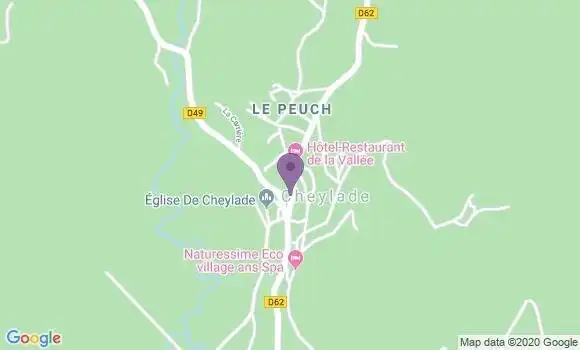 Localisation Cheylade Ap - 15400