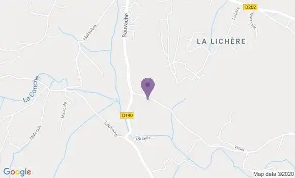 Localisation Le Claux Ap - 15400