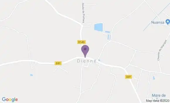 Localisation Dienne Ap - 15300