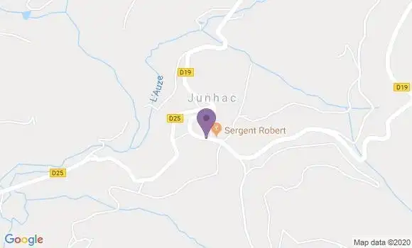 Localisation Junhac Ap - 15120