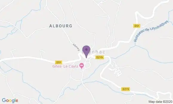 Localisation Leynhac Ap - 15600