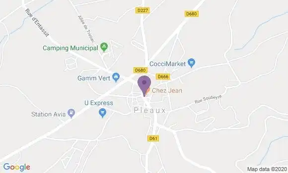 Localisation Loupiac Saint Christophe Ap - 15700