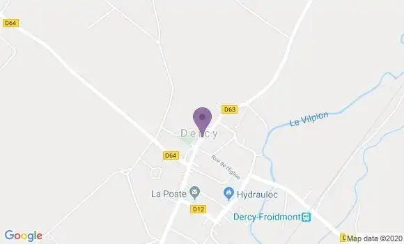 Localisation Dercy Bp - 02270