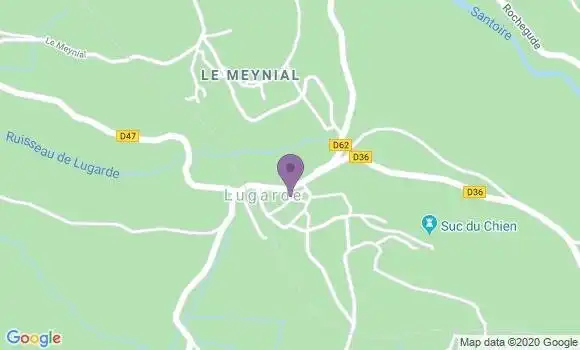 Localisation Lugarde Ap - 15190