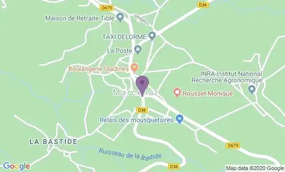 Localisation Marcenat Bp - 15190