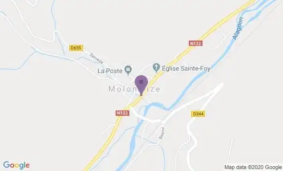 Localisation Molompize Ap - 15500