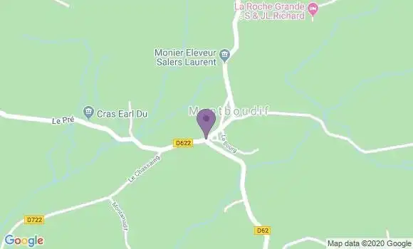 Localisation Montboudif  Ap - 15190