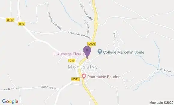 Localisation Montsalvy - 15120