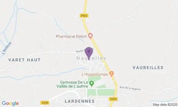 Localisation Naucelles Bp - 15250