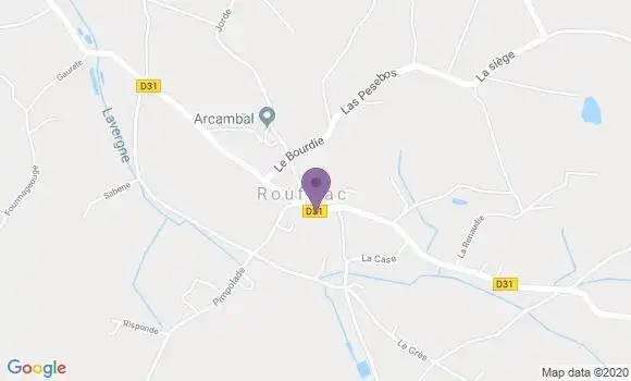 Localisation Rouffiac Ap - 15150