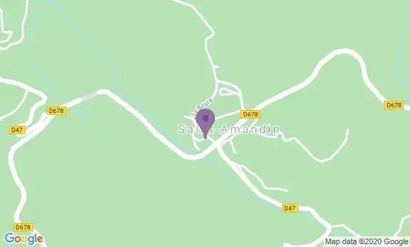 Localisation Saint Amandin Ap - 15190