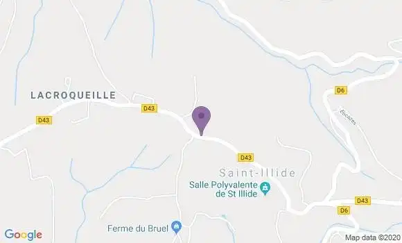 Localisation Saint Illide Bp - 15310