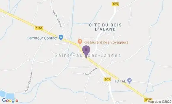 Localisation Saint Paul des Landes Bp - 15250