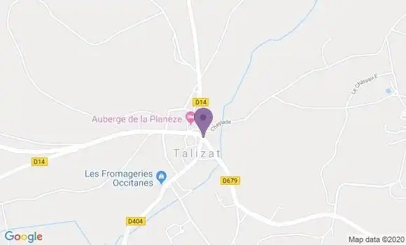 Localisation Talizat Ap - 15170