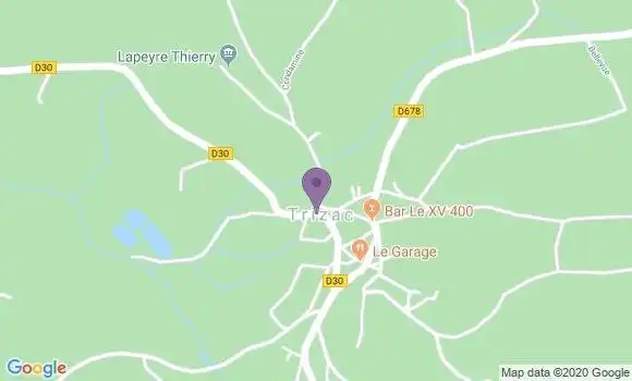 Localisation Trizac Bp - 15400