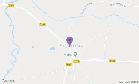 Localisation Ambernac Ap - 16490