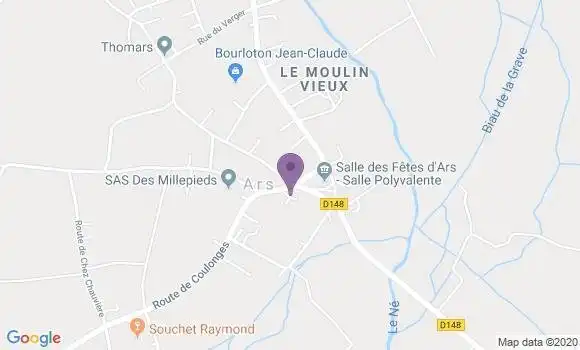 Localisation Ars Bp - 16130