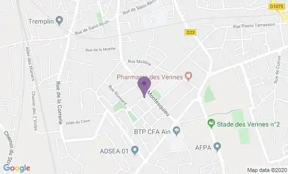 Localisation Balzac Ap - 16430