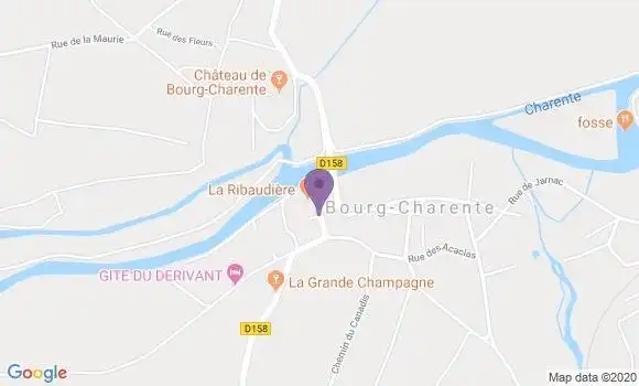 Localisation Bourg Charente Ap - 16200