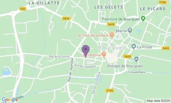 Localisation Brigueuil - 16420