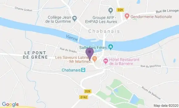 Localisation Chabanais - 16150
