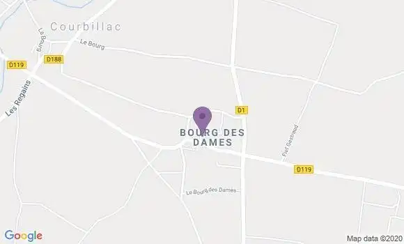 Localisation Courbillac Ap - 16200