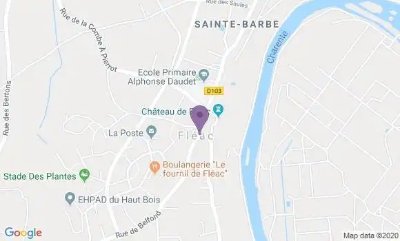 Localisation Fleac - 16730