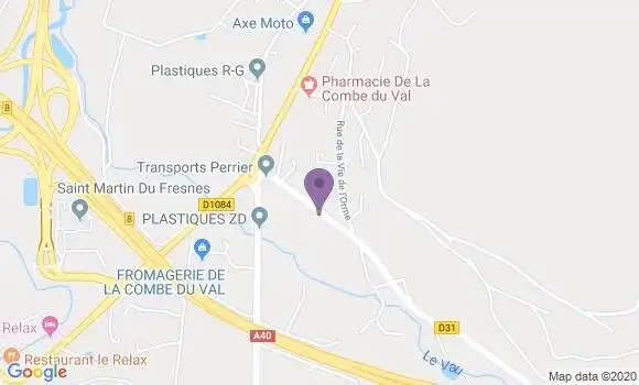 Localisation Brenod Bp - 01110