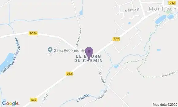 Localisation Montjean Ap - 16240