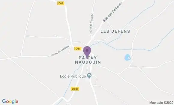 Localisation Paizay Naudouin Embourie Ap - 16240