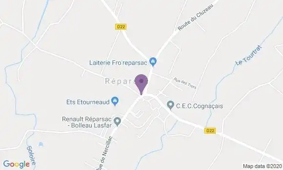 Localisation Reparsac Ap - 16200