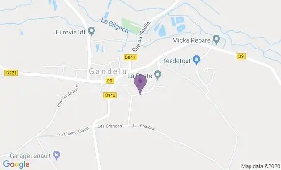 Localisation Gandelu Bp - 02810