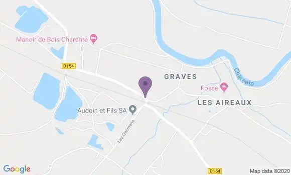 Localisation Saint Amant de Graves Ap - 16120