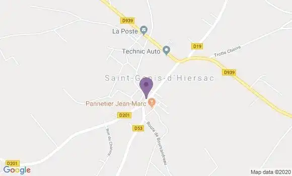 Localisation Saint Genis d