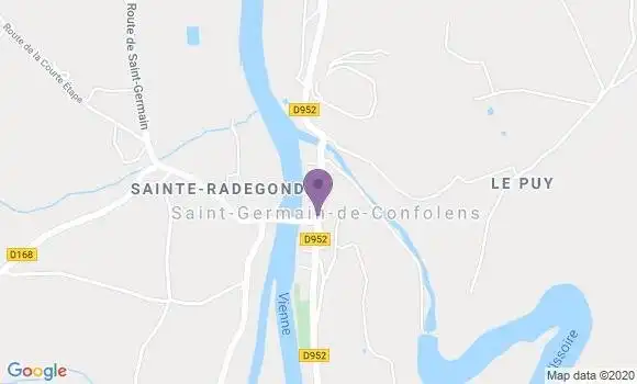 Localisation Saint Germain de Confolens Ap - 16500