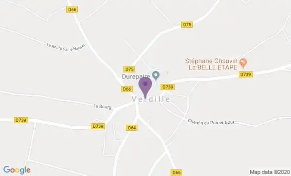 Localisation Verdille Ap - 16140