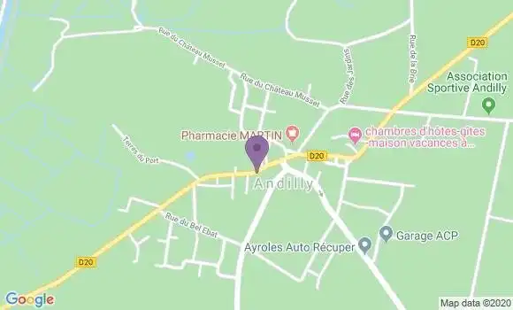 Localisation Andilly Bp - 17230
