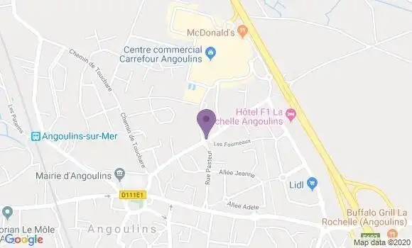 Localisation Angoulins Bp - 17690