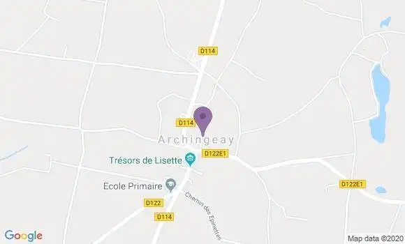Localisation Archingeay Ap - 17380