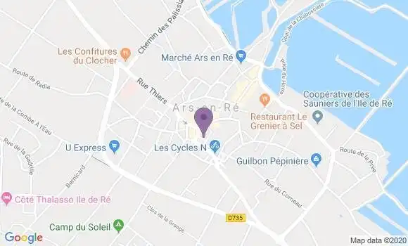 Localisation Ars En Re - 17590