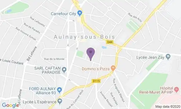 Localisation Aulnay - 17470