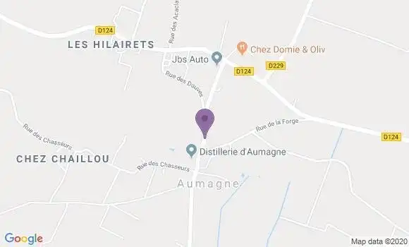Localisation Aumagne Ap - 17770