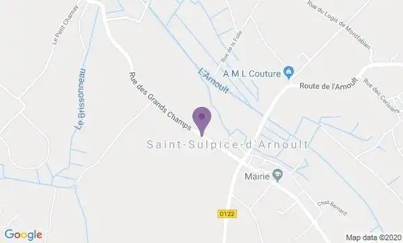 Localisation Beurlay Ap - 17250
